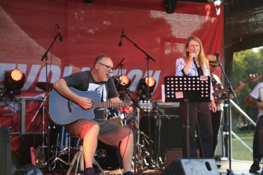 Band Novi Sad am Volksstimmefest 2019