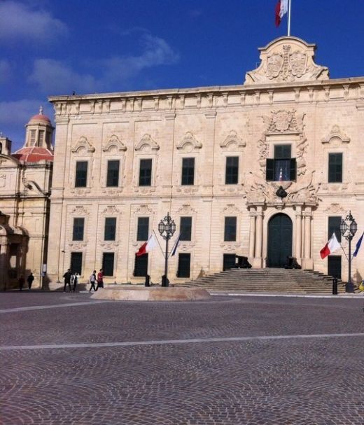 Einer der vielen Paläste in Valletta