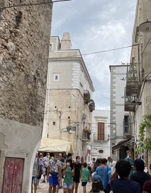 Die Stadt Peschici ist ein von den Slawen gegründetes Fischerdorf in Gargano.